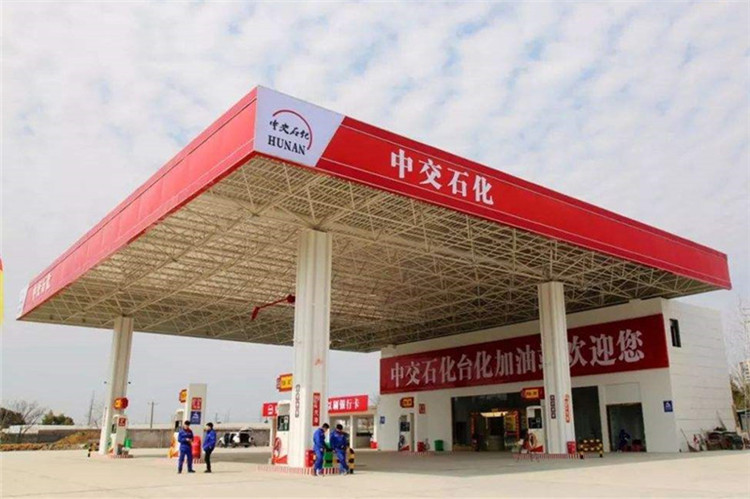 阜阳加油站钢结构网架案例6